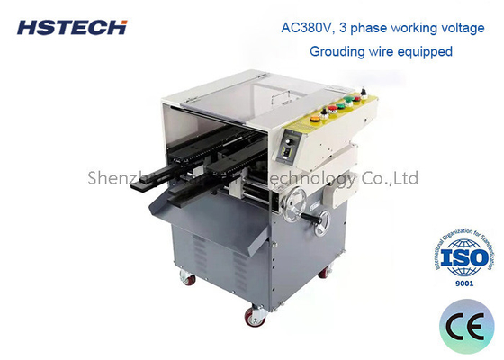 قیمت خوب 8/10inch Blade PCB Lead Cutting Machine Max 250mm Width For SMT Machine Parts سرعت قابل تنظیم آنلاین