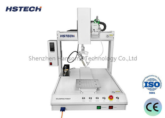 ربات سولدرینگ خودکار دسکتاپ برای تولید صنعتی با تمیز کردن و موقعیت گذاری