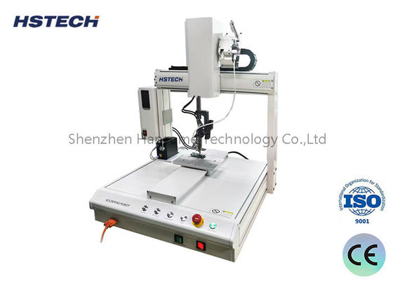 ربات خودکار سولدر کردن دسکتاپ با پاک کننده دود برای تصفیه هوا