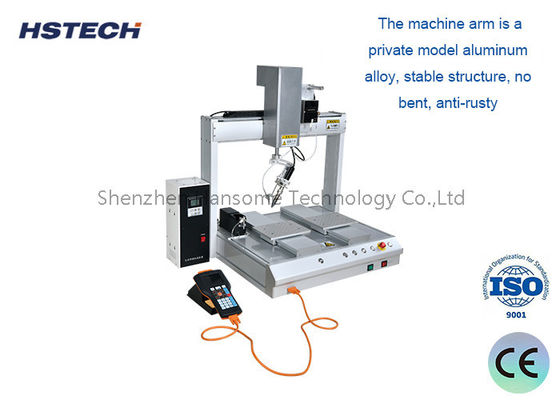 دستگاه جوش دادن دسکتاپ 4 محور با راهنمای خطی Hiwin و عملکرد تمیز کردن خودکار