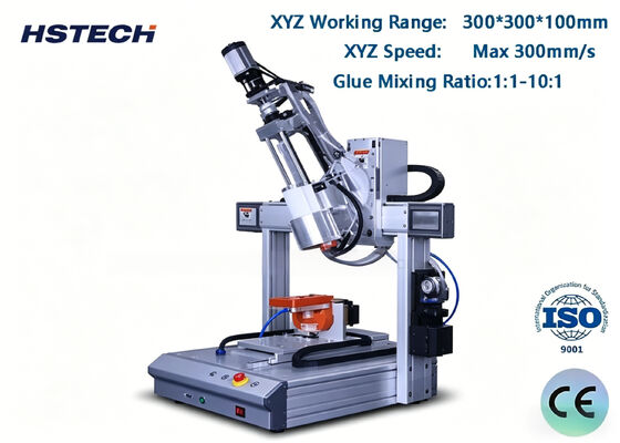 قیمت خوب 4 محور AB دستگاه توزیع چسب 0.02mm دقت بالا نسبت مخلوط 11 تا 10 آنلاین