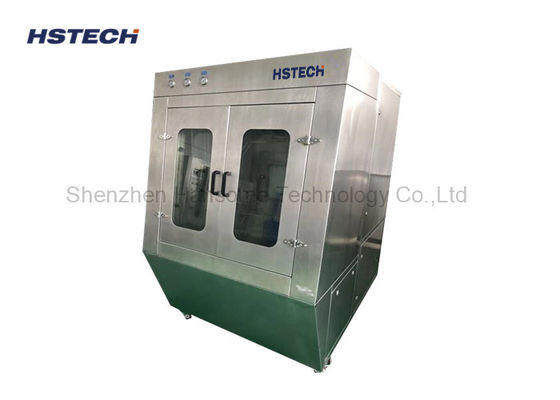 قیمت خوب 28KW PCB Ultrasonic Stencil Cleaner خشک کردن هوا گرم کنترل موتور مرحله ای آنلاین