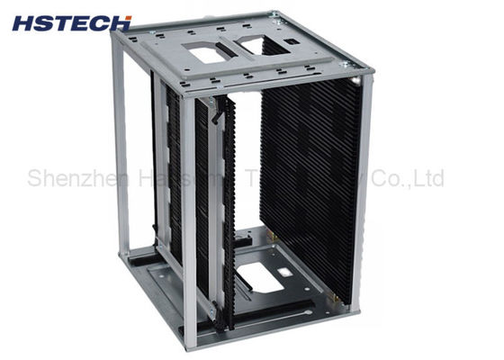 قیمت خوب قفسه مجلات مدار چاپی SMT ضد استاتیک فلزی مقاوم در برابر حرارت برای گردش PCB خط مونتاژ SMT آنلاین