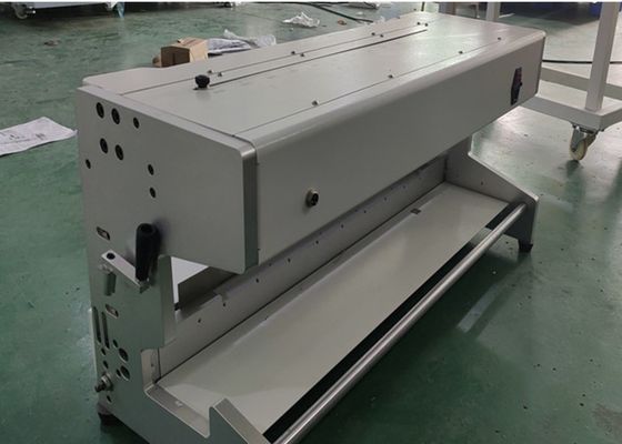 قیمت خوب ماشین برش صفحه PCB 60W SMT 600mm فاصله سفر با پرده نور آنلاین